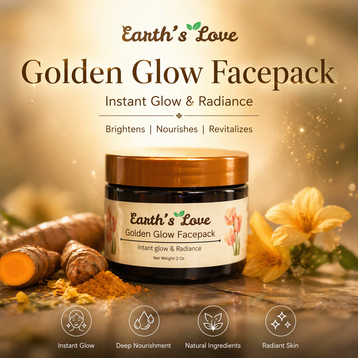 Golden Glow Facepack